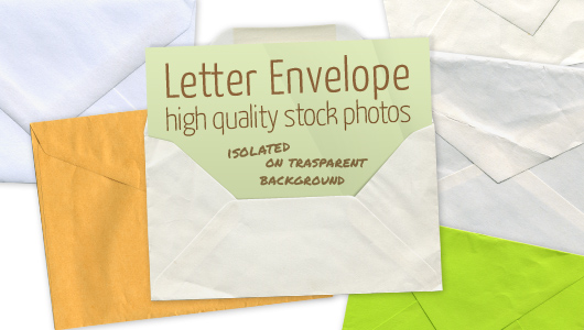 Letter Envelope - PSD High Resolution
